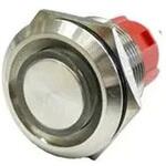 MPS5-1224WB-WPM LED防水プッシュスイッチ 13A モーメンタリー式 白色 マリンテック