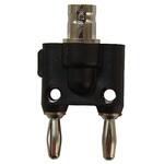 1269.. アダプタ BNC ソケット TO 2 X 4MM バナナ POMONA