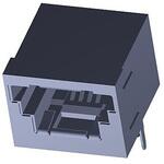 4-1761206-1 モジュラー ジャック R/A 4P4C 1ポート SHLD TE Connectivity Japan(旧:TYCOELECTRONICS(タイコエレクトロニクス))
