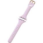 アップルウォッチバンド SE(第2/第1世代)/Series9 8 7 6 5 4 3 2 1 シリコン ベルト 耐衝撃 スリム エレコム