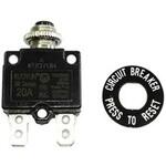 CBM-15A-C DCサーキットブレーカーリセットスイッチ 防水カバー付 15A マリンテック
