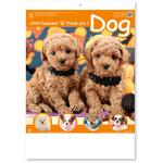 NK454 壁掛けカレンダーサンキュー・ドッグ 新日本カレンダー