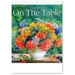 NK103 壁掛けカレンダーフラワーオンザテーブル 新日本カレンダー