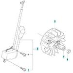 ハスクバーナ エンジンチェーンソー 135 Mark II 部品 イグニッションシステム ハスクバーナ