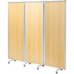 SPT-W18063LM パーティション 三連タイプ 木目タイプ サンワサプライ