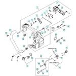 ゼノア エンジンチェーンソー G2050T 部品 ハンドル ゼノア