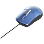 BSMOU27SMBL 有線光学式マウス 静音/3ボタン Mサイズ ブルー BUFFALO(バッファロー)