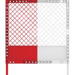 80426201RE401WH101 ツートンフェンス FS-1 (脚付きセット) サンコー(三甲)