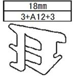 ECZW11 後付ビードWシンフォ3+A12+3用 TOSTEM(LIXIL)