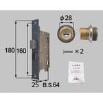 DCZZ0152 交換用シリンダー152用 TOSTEM(LIXIL)