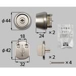 DCZZ0055 交換用シリンダー55用 TOSTEM(LIXIL)