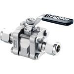 3ピースボールバルブ_ニューV-series ボールバルブ フジキン