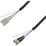 光ファイバーケーブル (マルチモード/SC-FC/屋外用(補強)LAPシース/2芯) ダイヤトレンド