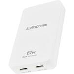 MAV-AP670N スリムPDチャージャー 67W USB-C PPS対応 2ポート GaN採用 オーム電機