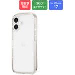 LN-MIM25CAI1CL iPhone 17 超衝撃吸収エアポケットケース「AIR-ROUND」 クリア MSソリューションズ