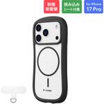 LN-MIP25VMMGY iPhone 17 Pro 耐傷・耐衝撃ハイブリッドケース 「ViAMO mag」 ダークグレー MSソリューションズ