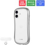 LN-MIM25VMMTSV iPhone 17 耐傷・耐衝撃ハイブリッドケース 「ViAMO alloy」 シルバー MSソリューションズ