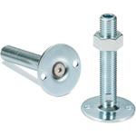 レベリングアジャスタ(おねじ) - アンカー固定タイプ - 六角穴つき NBK(鍋屋バイテック会社)