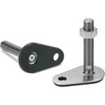 レベリングアジャスタ(おねじ) - アンカー固定タイプ - 二面幅調整 - ラバーディスクつき(接着) NBK(鍋屋バイテック会社)