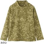 821981 あったかジャカードTシャツ ケアファッション