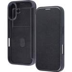 RT-P52LCC/B iPhone 17 クリアフリップケース マグネット / ブラック レイ・アウト