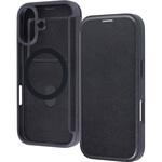 RT-P52LCM/B iPhone 17 クリアフリップケース マグネット マグネット充電対応 / ブラック レイ・アウト