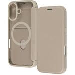 RT-P52LCM/BE iPhone 17 クリアフリップケース マグネット マグネット充電対応 / ベージュ レイ・アウト