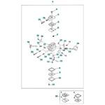 ゼノア エンジンチェーンソー G3650 部品 Carburator ゼノア