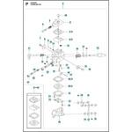 ゼノア エンジンチェーンソー GZ3500T 部品 キャブレター ゼノア