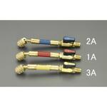 EA104TJ-2A 15cm/青 (R410A)ボールバルブ付チャージホース エスコ