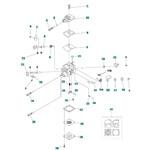 ゼノア エンジンブロワー HBZ260 部品 CARBURATOR ゼノア