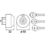 Z-102-DSRB シリンダーセット(WX) TOSTEM(LIXIL)