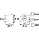 Z-101-DSRB シリンダーセット(DN) TOSTEM(LIXIL)