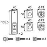 Z-1S1B-DVAL ホームマスターキー Z-1S1B-DVAL TOSTEM(LIXIL)
