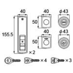 Z-3S1B-DVAL ホームマスターキー Z-3S1B-DVAL TOSTEM(LIXIL)
