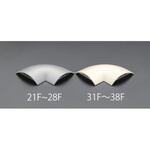 EA947HM-27F 117mm ワゴンモールコーナー(グレー) エスコ