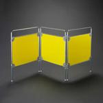 EA983DE-61S 2150x275x750mm 無地スタンド(4連) エスコ