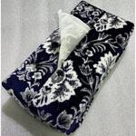 72000055K00 ティッシュカバー(箱付) 新格子 紺 TURN