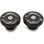 PEV04BS CENTRAL BOLT KIT FOR OEM REARSETS DUCATI XDIAVEL BICOLOR ブラック/Silver CNC Racing (シーエヌシーレーシング)