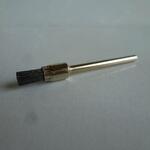 EA819BN-132 6mm/3mm軸 軸付ミニブラシ(エンド型/真鍮) エスコ