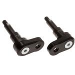 PER01B Rider フットペグ kit eccentric adjustable 24 positions - Ducati ブラック CNC Racing (シーエヌシーレーシング)