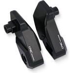 PEA51B Riser 30 mm kit for フットペグs EASY and TOURING driver ブラック CNC Racing (シーエヌシーレーシング)