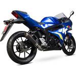 SI1012CEM RP1-GP フルシステム カーボンファイバースリーブ Suzuki GSX-R125 2017 - 2018 Scorpion (スコーピオン)