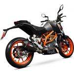 RKT81CEO Serket テーパー 3/4 システム カーボンファイバースリーブ KTM Duke 390 2013 - 2016 Scorpion (スコーピオン)