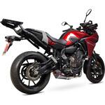 RYA108SYSCEO Serket テーパーフルシステム カーボンファイバースリーブ Yamaha MT-07 Tracer 2016 - 2018 Scorpion (スコーピオン)