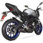 RYA97SYSCEO Serket テーパーフルシステム カーボンファイバースリーブ Yamaha MT-125  2014 - 2018 Scorpion (スコーピオン)