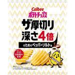 4901330594541 カルビー ポテトチップス ザ厚切り深さ4倍のペッパーソルト 55g x 12 カルビー