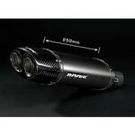 KZX6R-017 フルエキゾーストシステム ステンレス/フルチタン オーバル Q1 for NINJA ZX-6R(05-06) BODIS (ボディス)