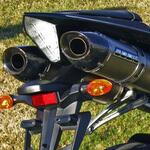 YR1-039 フルエキゾーストシステム ステンレス/フルチタン オーバル Q2C for YZF R1(07-08) BODIS (ボディス)