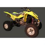 EU/AL/S57 マフラー Single Big Oval Quad Atv Line アルミ (クワッド・4輪バイク)LTZ 400 2003 > SUZUKI Quad - EU/AL/ Marving Exhaust (マービングエキゾースト)